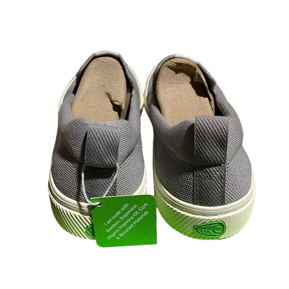 Cariuma Mens 9.5 IBI Slip On Shoes Grey Bamboo Knit Sneakers Unisex Women’s 11 - Picture 8 of 12